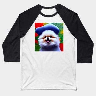 cute pomeranian puppy wearing clothes 1 Baseball T-Shirt